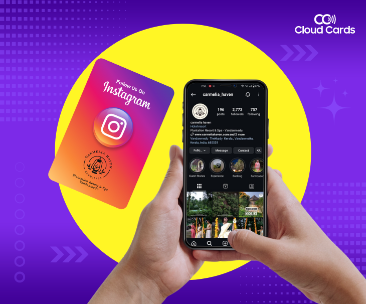 NFC Social Cards For Instagram